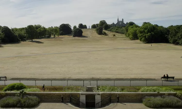 View towards the observatory from Queen's House today